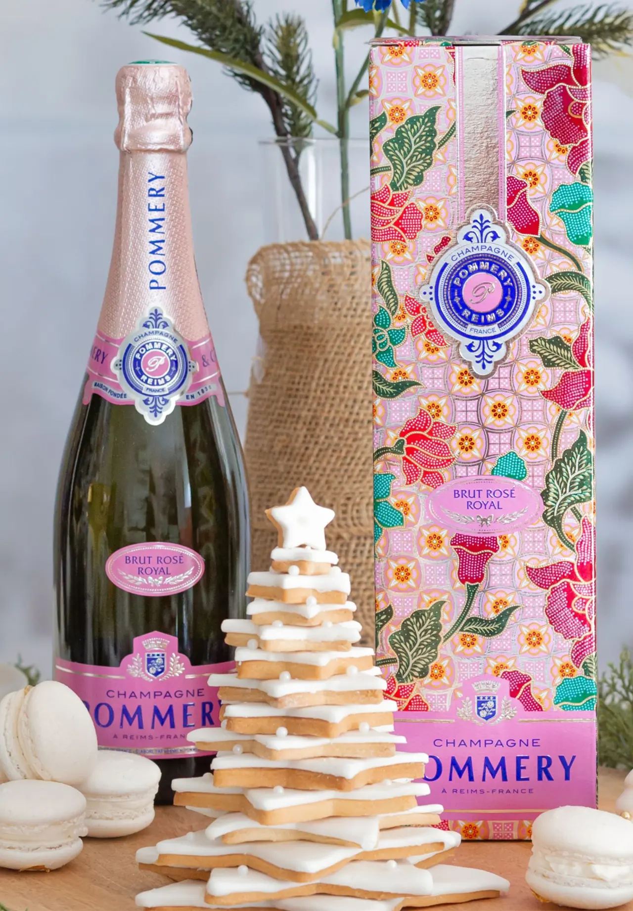 Pommery 150周年記念シャンパン ギフトボックス入り　送料込み Pommery Brut Rosé Batik Box 750ml | Matsuya Ginza