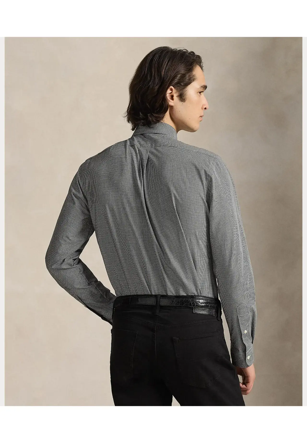 POLO RALPH LAUREN クラシック フィット チェック ストレッチ ポプリン