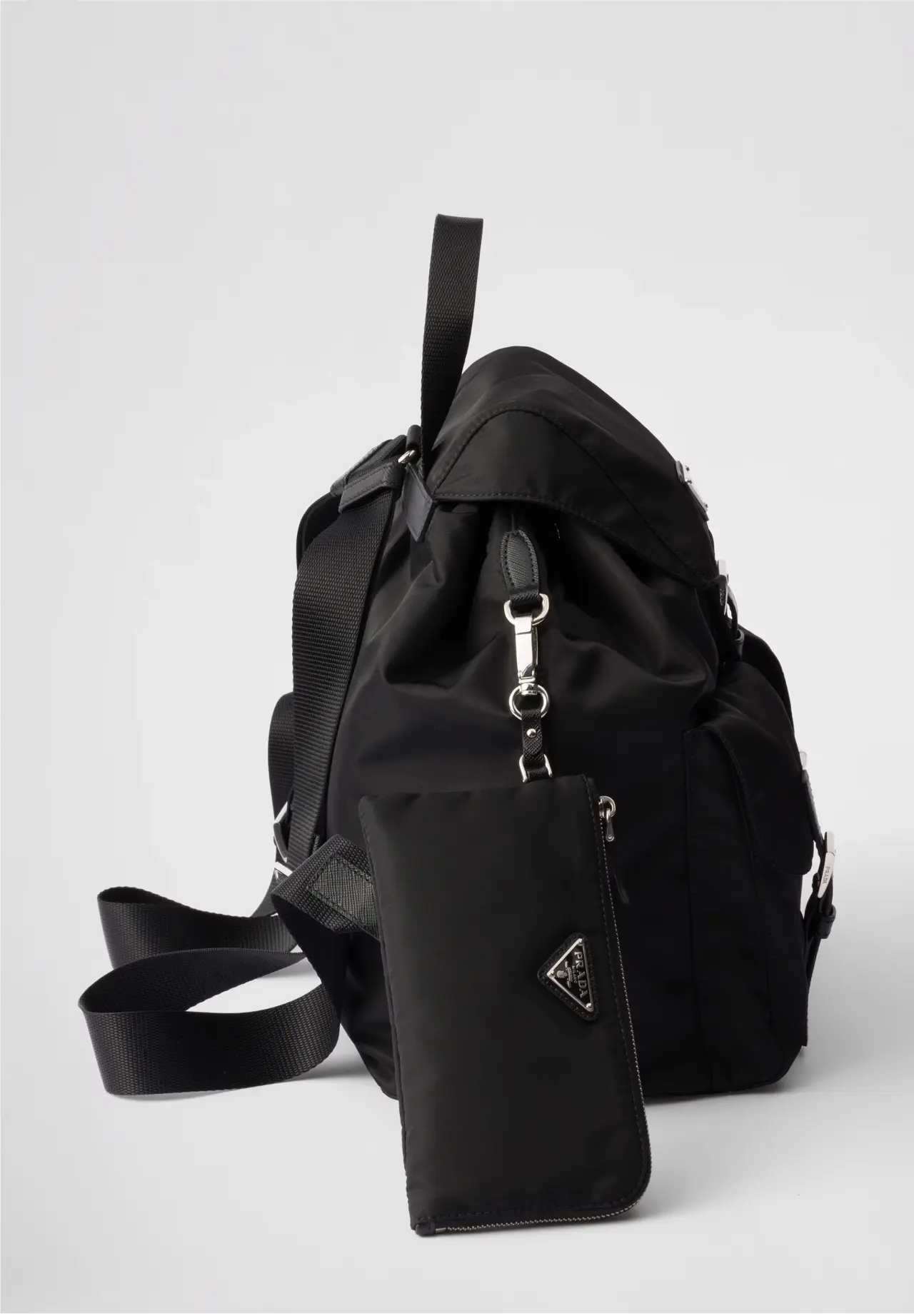 再生尼龙中号背包带小袋　1BZ811 RV44 F0002 V OTO
