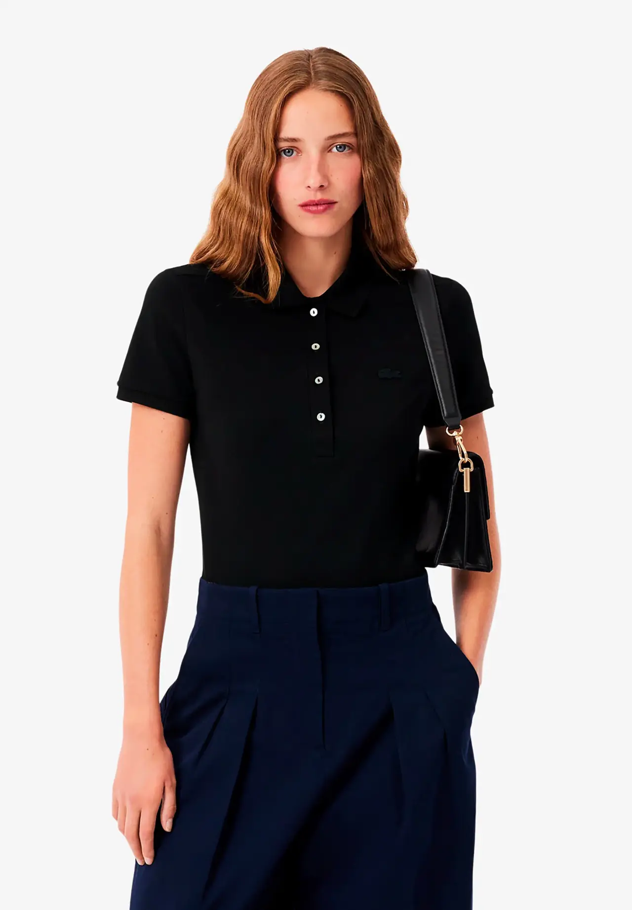 Slim Fit Stretch Cotton Piqué Polo Shirt (Short Sleeve)